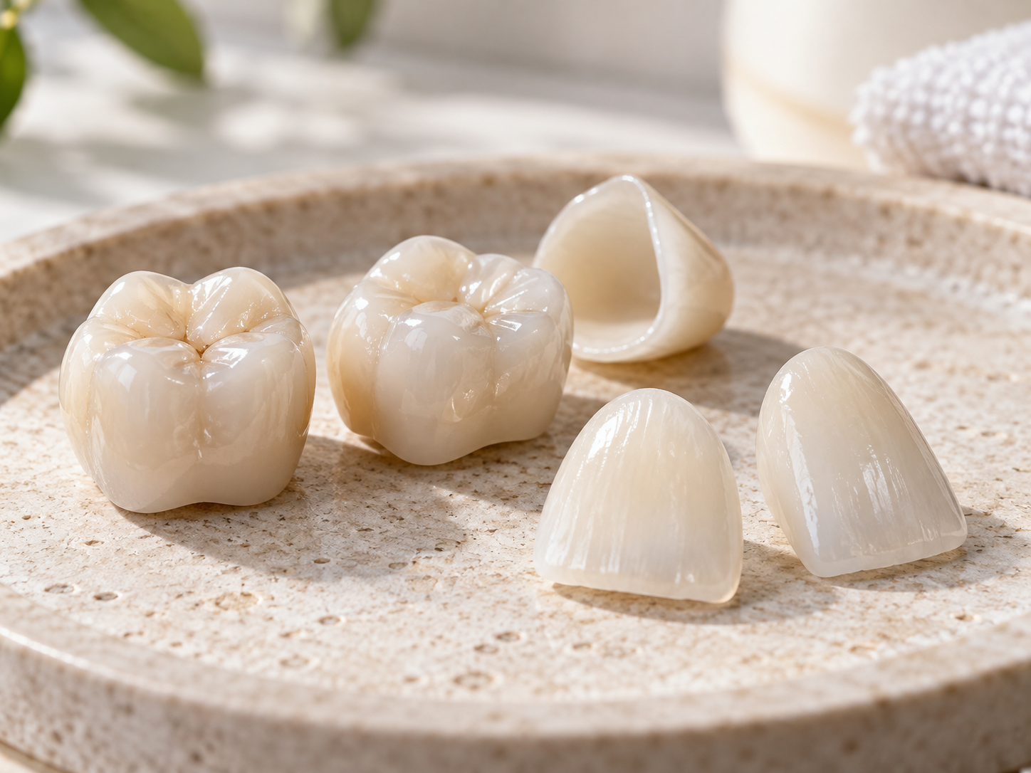 Facetas e lentes de contato dental em porcelana